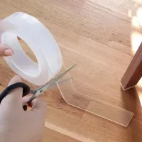 Fita Magica Dupla Face Super Forte Lavável Gel Auto Colante  - Foto 4