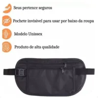 Pochete Doleira, Porta Dinheiro, Passaporte, Documentos - Foto 4