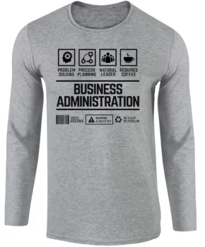 Camiseta manga longa Infantil ou Adulto Administração de empresas - Foto 2