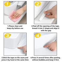 Fita Antimofo Selante Branca De Pvc À Prova de agua. - Foto 7