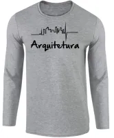 Camiseta manga longa Infantil ou Adulto Arquitetura arquiteto - Foto 2