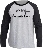 Camiseta manga longa Infantil ou Adulto Arquitetura arquiteto - Foto 3