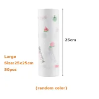 Rolo Pano De Limpeza Reutilizável 50 Peças Absorvente Água Preguiçoso Lava e Seca Multiuso - Foto 6