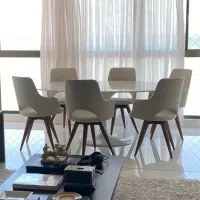 Cadeira Giratória Maya com Braços - Foto 2