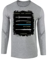 Camiseta manga longa Infantil ou Adulto Design grafico programador ti - Foto 2