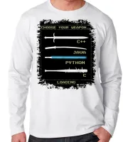 Camiseta manga longa Infantil ou Adulto Design grafico programador ti - Foto 3