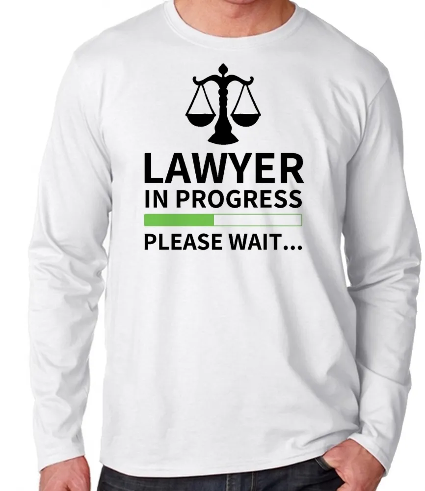 Camiseta manga longa Infantil ou Adulto Direito Advogado estudante Imagem