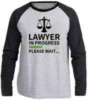 Camiseta manga longa Infantil ou Adulto Direito Advogado estudante - Foto 3