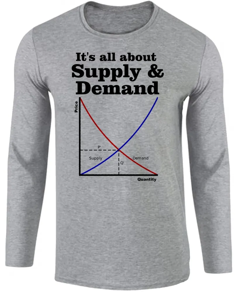 Camiseta manga longa Infantil ou Adulto Economia economista profissão Imagem