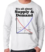 Camiseta manga longa Infantil ou Adulto Economia economista profissão - Foto 2