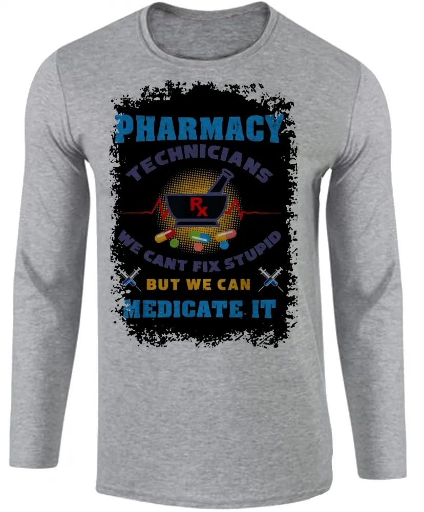 Camiseta manga longa Infantil ou Adulto Farmácia farmaceutico profissão