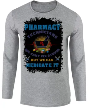 Camiseta manga longa Infantil ou Adulto Farmácia farmaceutico profissão