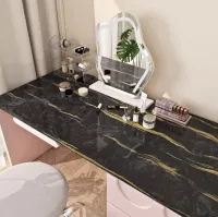 Adesivos de cozinha 3m Resistente a Agua/Óleo/Fogo/Alta Temperatura - Usável em fogão/armário/porta Inovação com Filme - Foto 4