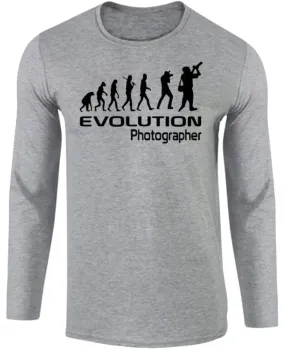 Camiseta manga longa Infantil ou Adulto Fotografo fotografia evolução - Foto 2