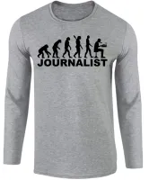 Camiseta manga longa Infantil ou Adulto Jornalismo jornalista - Foto 2