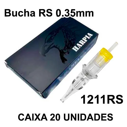Cartucho HARPIA 0.35mm 1211 Bucha RS - CAIXA 20 UNIDADES