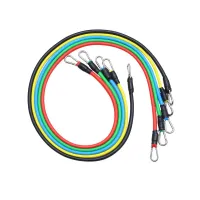 Kit 11 Elastico Extensor Treino Funcional Academia Em Casa Ginastica - Foto 8
