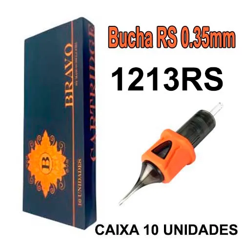 Cartucho BRAVO 0.35mm 1213RS Bucha - CAIXA 10 UNIDADES Imagem