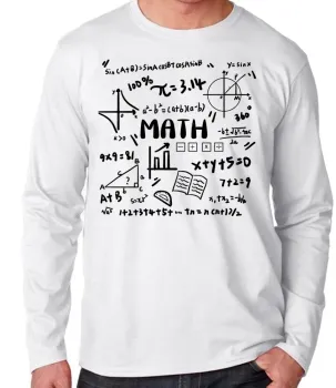Camiseta manga longa Infantil ou Adulto Matematica professor professora - Foto 2