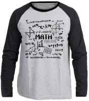 Camiseta manga longa Infantil ou Adulto Matematica professor professora - Foto 3