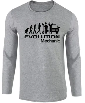 Camiseta manga longa Infantil ou Adulto Mecanico carros oficina evolução - Foto 2