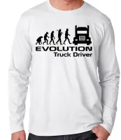Camiseta manga longa Infantil ou Adulto Motorista caminhão caminhoneiro - Foto 2