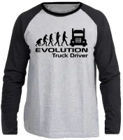 Camiseta manga longa Infantil ou Adulto Motorista caminhão caminhoneiro - Foto 3