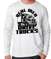 Camiseta manga longa Infantil ou Adulto Motorista caminhão truck caminhoneiro - Foto 3