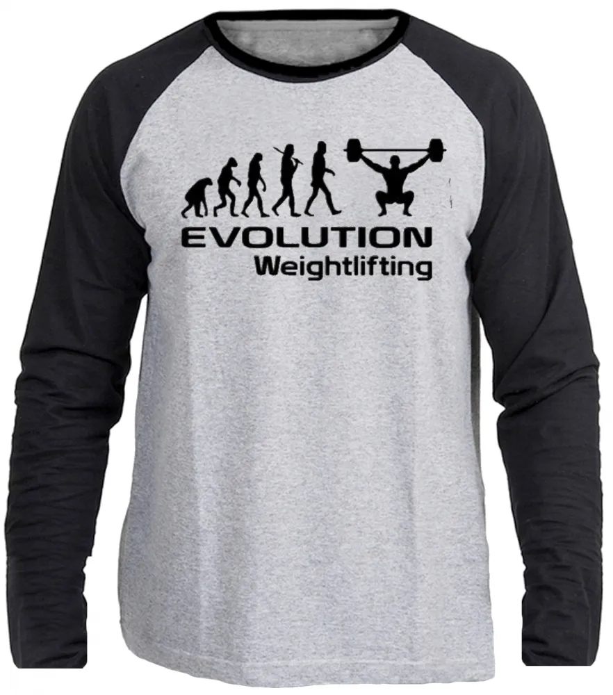 Camiseta manga longa Infantil ou Adulto Musculação crossfit maromba Imagem