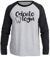 Camiseta manga longa Infantil ou Adulto Odontologia dentista - Foto 3