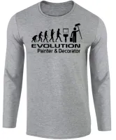 Camiseta manga longa Infantil ou Adulto Pintor decorador evolução empreiteiro - Foto 2