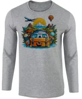 Camiseta manga longa Infantil ou Adulto Turismo turista estudante - Foto 2