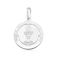Pingente de prata alta 925 - Eucaristia - 253075