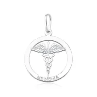 Pingente de prata alta 925 - Medicina - 251648