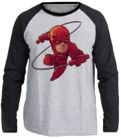 Camiseta manga longa Infantil ou Adulto Demolidor amigo justiceiro - Foto 3