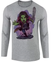 Camiseta manga longa Infantil ou Adulto Gamora guardioes da galaxia - Foto 2