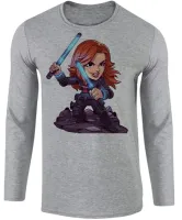 Camiseta manga longa Infantil ou Adulto Viuva negra vingadores - Foto 2