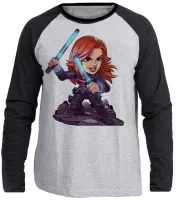 Camiseta manga longa Infantil ou Adulto Viuva negra vingadores - Foto 3