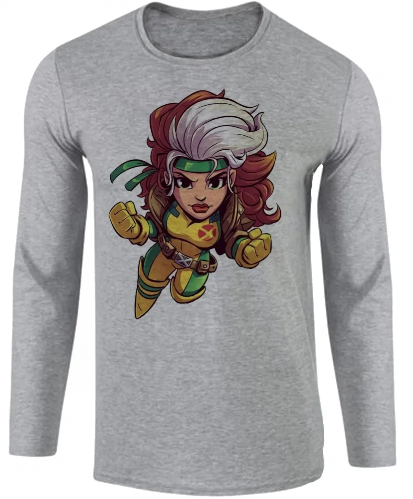 Camiseta manga longa Infantil ou Adulto X men Vampira xavier Imagem