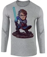 Camiseta manga longa Infantil ou Adulto Darth Vader anakin skywalker - Foto 2