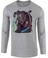 Camiseta manga longa Infantil ou Adulto General Grievous star wars - Foto 2