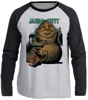 Camiseta manga longa Infantil ou Adulto Jabba the hutt star wars - Foto 3