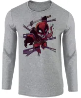 Camiseta manga longa Infantil ou Adulto Venom deadpool desenho - Foto 2