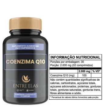Coezima Q10 1000mg 60 Comprimidos - Foto 2