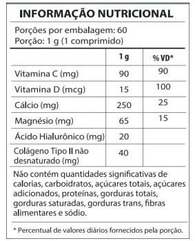 Colágeno Tipo II Não Desnaturado - Cart Ultra- Mastigável sabor Chocolate com 90 Comp. - Foto 2