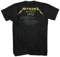 CAMISETA PLUS SIZE METALLICA AND JUSTICE FOR ALL AMARELA - Foto 2