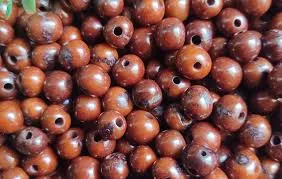 Semente de açai terracota 30g cerca de 50 contas Imagem