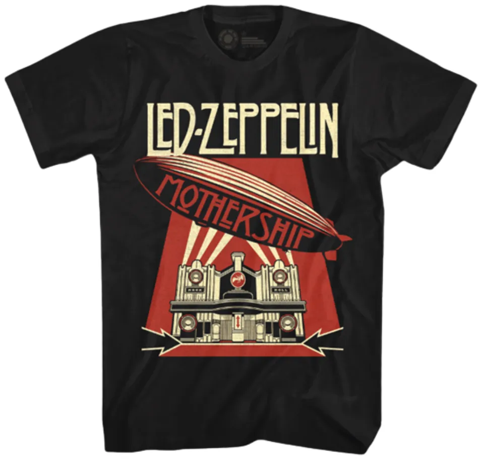 CAMISETA PLUS SIZE LED ZEPPELIN MOTHERSHIP 2025 Imagem
