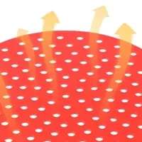 Forro Tapete em Silicone Para Air Fryer 19cm Fritadeira Elétrica QUADRADO Multiuso Universal Vermelho Preto - Foto 8