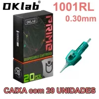 Cartucho DKLab PRIME Traço 1001RL 0.30mm - CAIXA 20 UNIDADES (GRÁTIS 3 BANDAGENS) - Foto 3